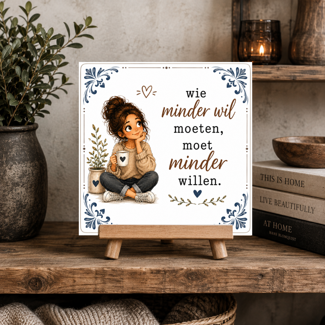 Wil je minder moeten...