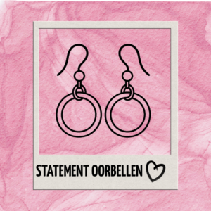 Statement oorbellen