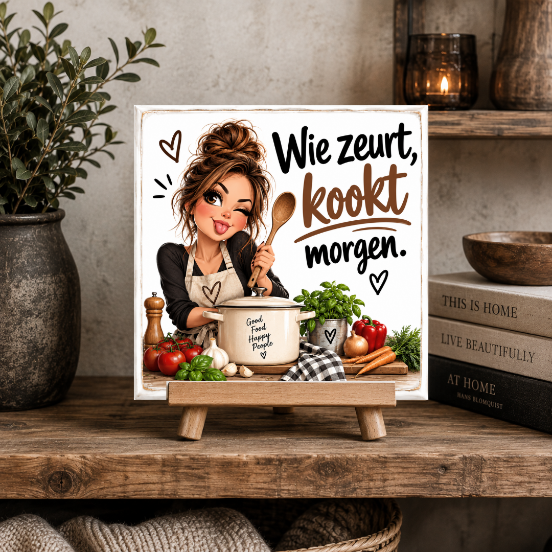 Wie zeurt kookt morgen